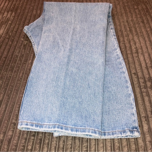 Wrangler Mens Stone Wash Regular Fit Straight Leg Denim Blue Jeans 38x30 - Picture 2 of 12